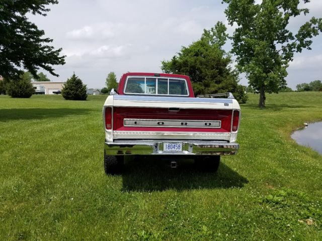 1978 Red Ford F-150 Pickup (Truck)