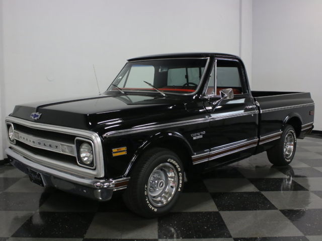 1970 Black Chevrolet C-10 Pickup (Truck)