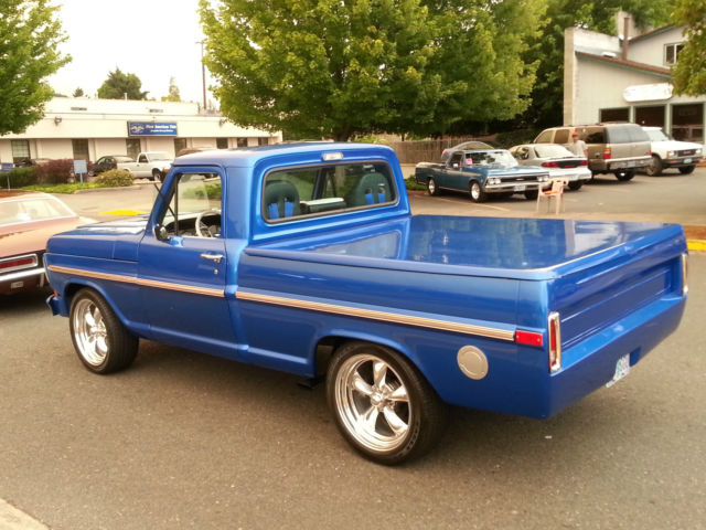 1970 Metallic Blue Ford F-100 Standard Cab Pickup