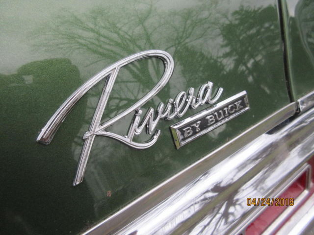 1970 Green Buick Riviera Coupe