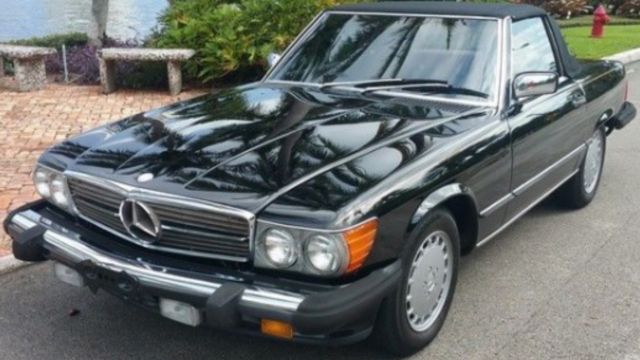 1988 Black Mercedes-Benz SL-Class