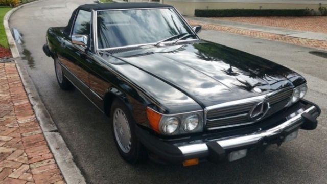 1988 Black Mercedes-Benz SL-Class