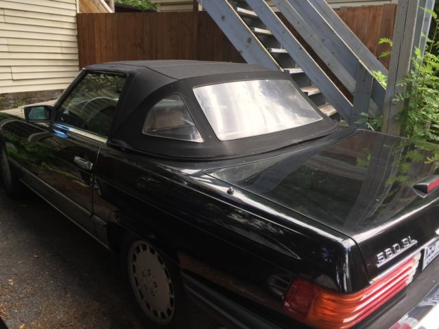 1988 Black Mercedes-Benz SL-Class