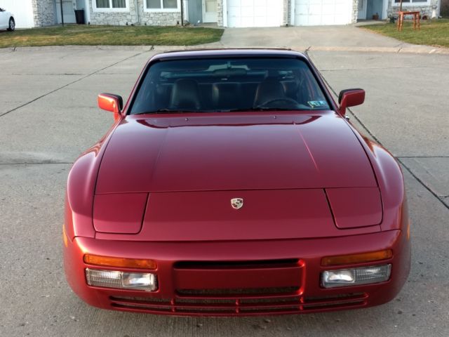 1983 Burgundy Porsche 944 Hatchback