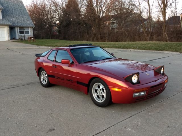 1983 Burgundy Porsche 944 Hatchback