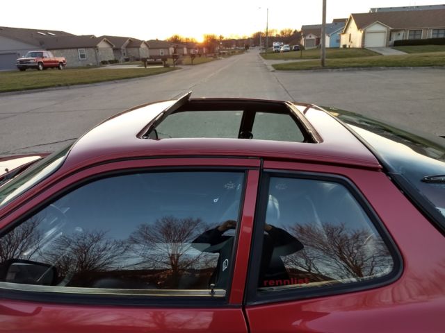 1983 Burgundy Porsche 944 Hatchback