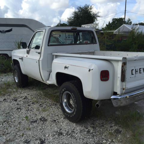 1984 Whiye Chevrolet C/K Pickup 1500 Standard Cab Pickup