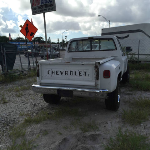 1984 Whiye Chevrolet C/K Pickup 1500 Standard Cab Pickup