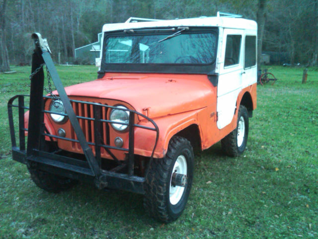 1955 Orange Willys CJ-5
