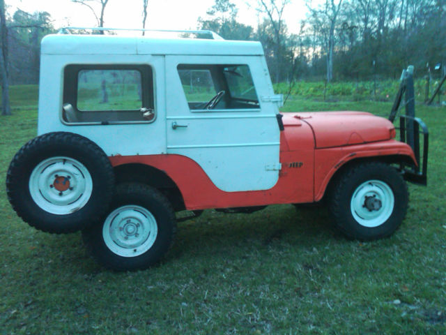 1955 Orange Willys CJ-5