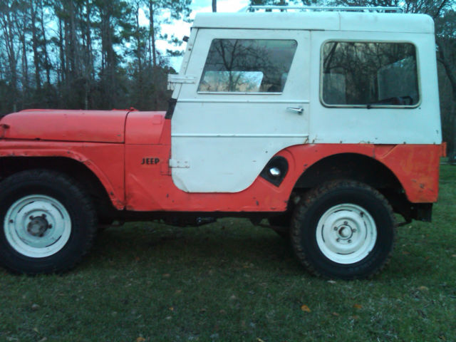 1955 Orange Willys CJ-5