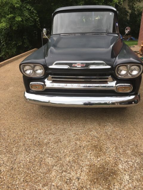1959 Black Chevrolet C/K Pickup 1500 Crew Cab Pickup