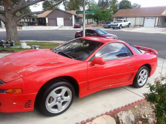 1991 Red Mitsubishi 3000GT --