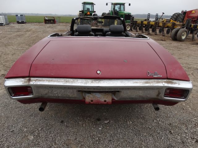 1970 Red Chevrolet Chevelle Convertible