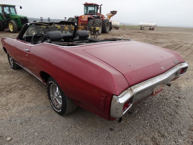 1970 Red Chevrolet Chevelle Convertible