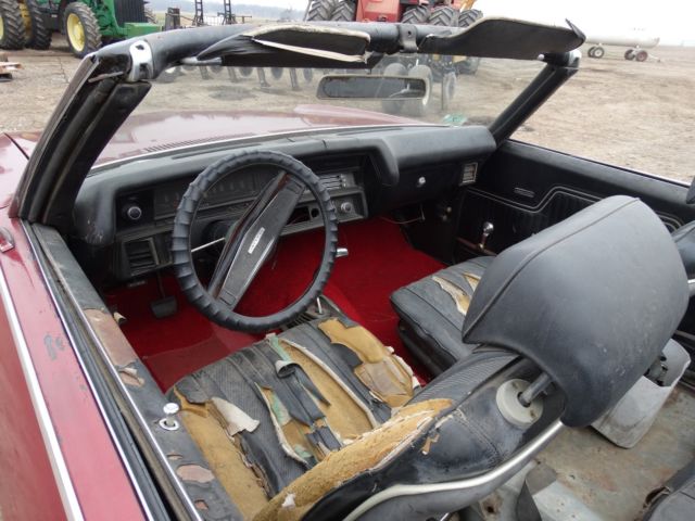 1970 Red Chevrolet Chevelle Convertible