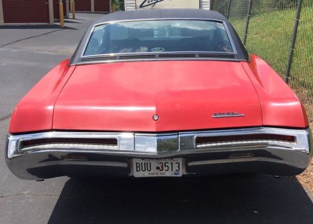 1968 Red Buick Riviera Coupe