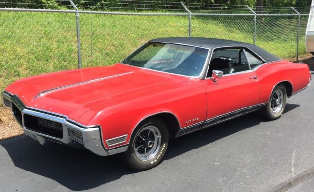 1968 Red Buick Riviera Coupe