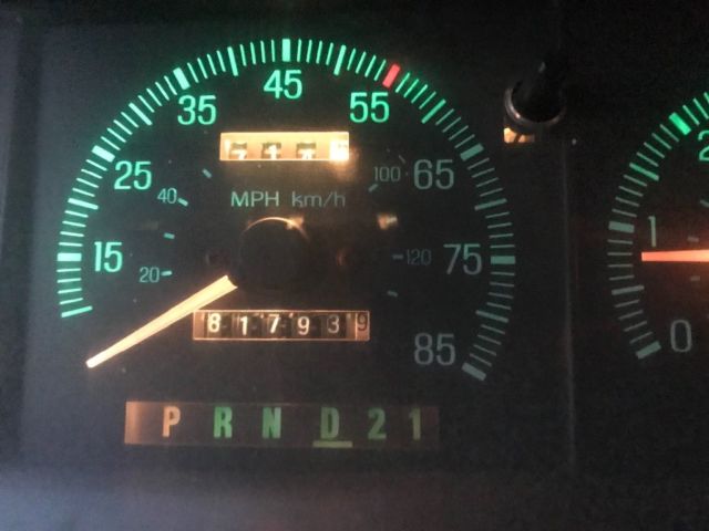 1989 Blue Ford Bronco SUV