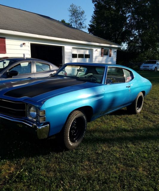 1971 Blue Chevrolet Chevelle