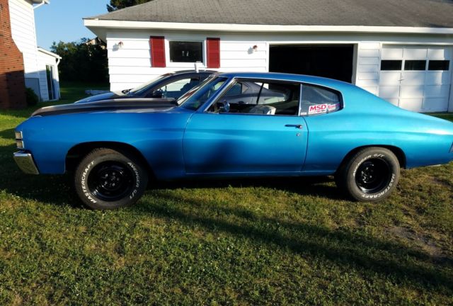 1971 Blue Chevrolet Chevelle