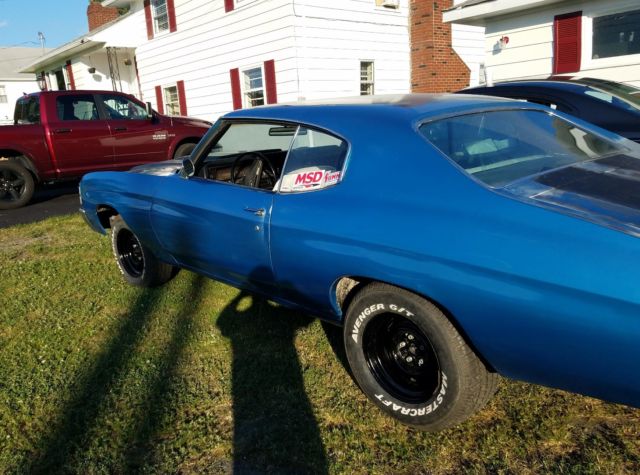 1971 Blue Chevrolet Chevelle