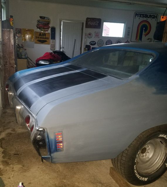 1971 Blue Chevrolet Chevelle