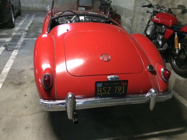 1958 Red MG MGA