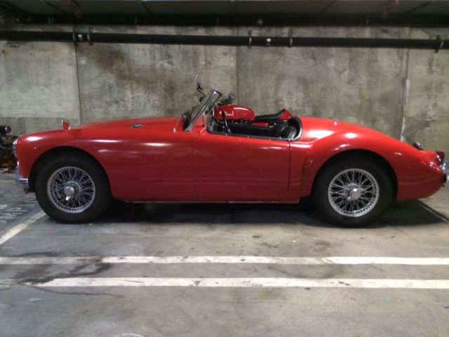 1958 Red MG MGA