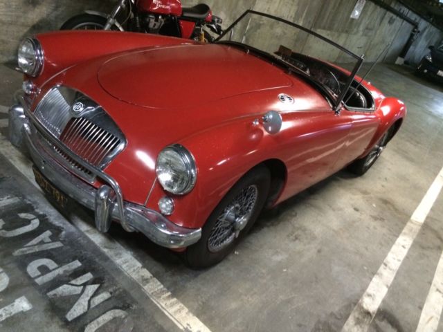 1958 Red MG MGA