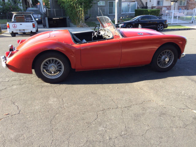 1958 Red MG MGA