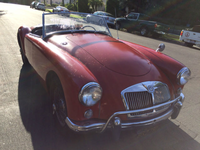 1958 Red MG MGA