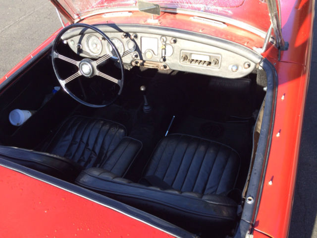 1958 Red MG MGA