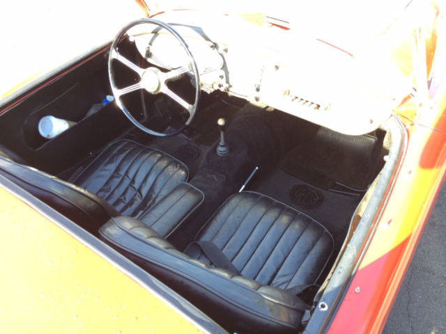 1958 Red MG MGA