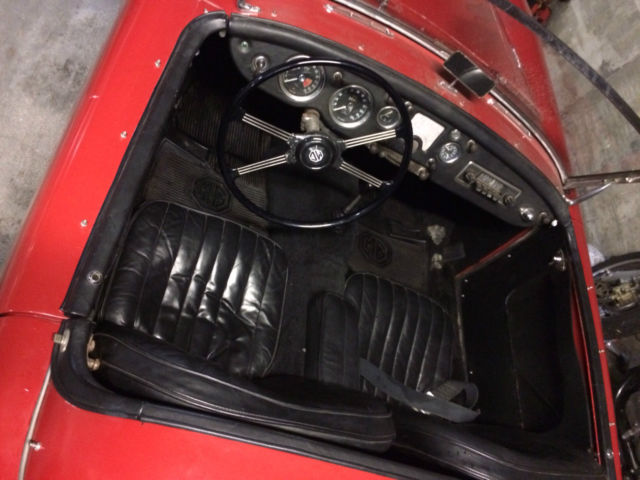 1958 Red MG MGA