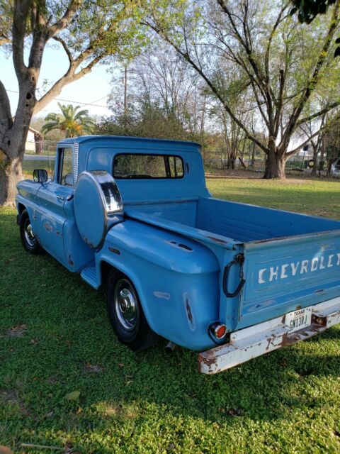 1963 Blue Chevrolet C-10 Standard Cab Pickup