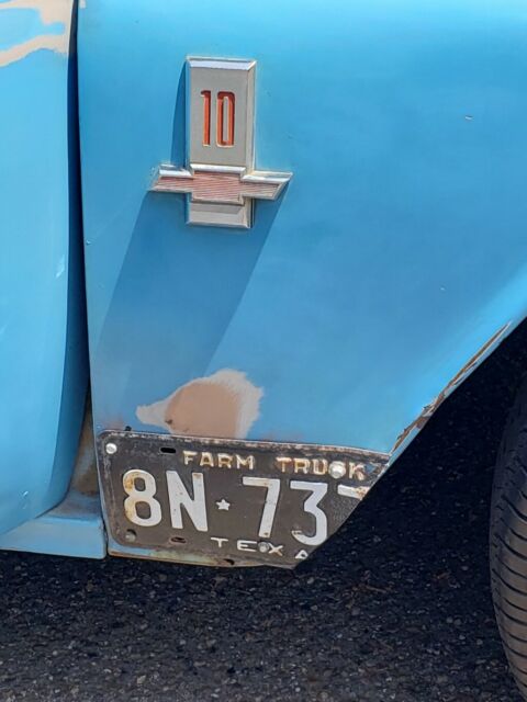 1963 Blue Chevrolet C-10 Standard Cab Pickup