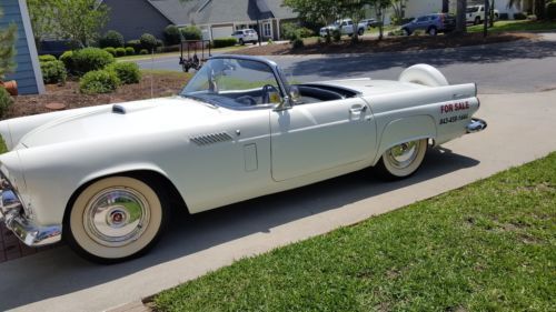 1956 WHITE Ford Thunderbird CONV. AND HARDTOP