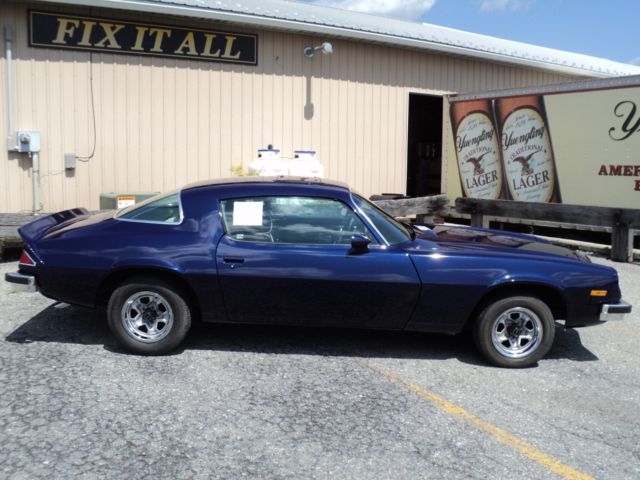 1976 Blue metalic Chevrolet Camaro Coupe