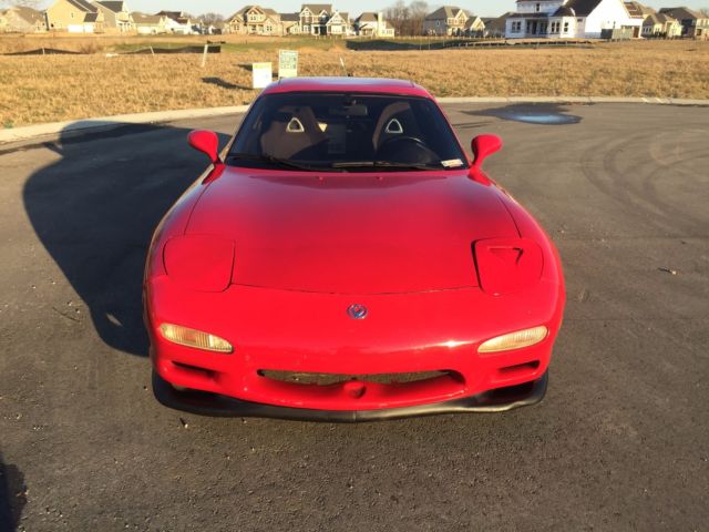 1993 red Mazda RX-7
