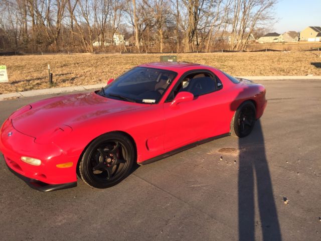 1993 red Mazda RX-7