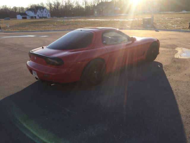 1993 red Mazda RX-7