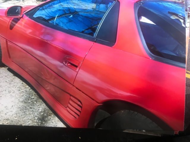 1991 Red Mitsubishi 3000GT Coupe