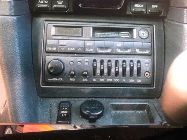 1991 Red Mitsubishi 3000GT Coupe