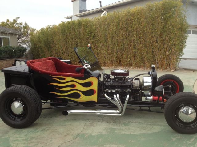 1923 Black w/ Flames Ford Model T Convertible