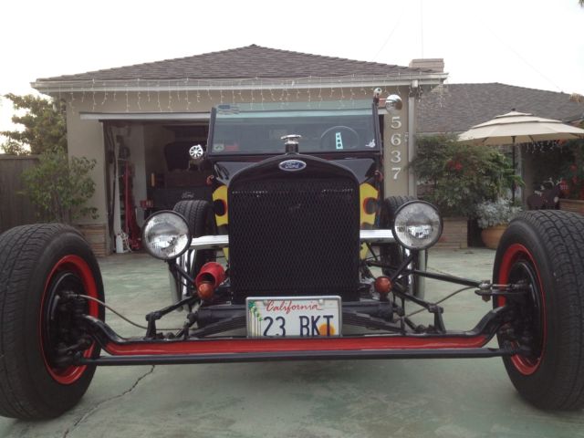 1923 Black w/ Flames Ford Model T Convertible