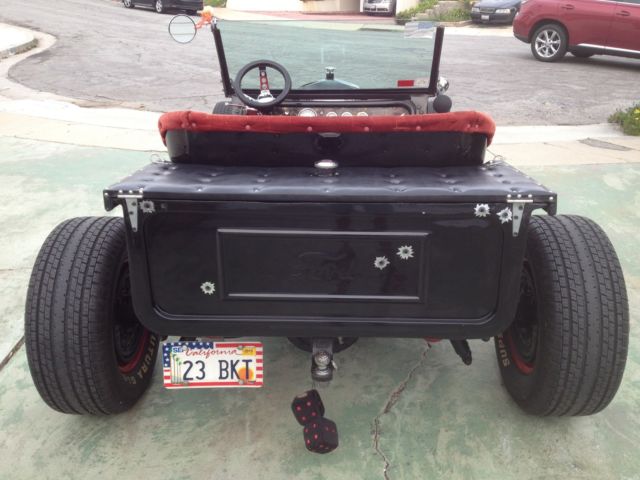 1923 Black w/ Flames Ford Model T Convertible