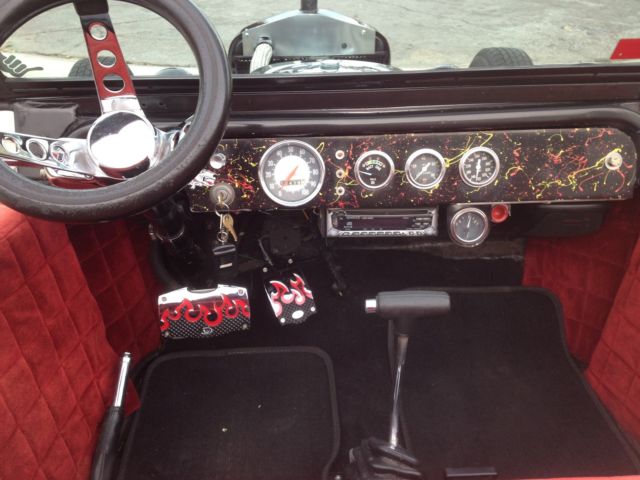 1923 Black w/ Flames Ford Model T Convertible