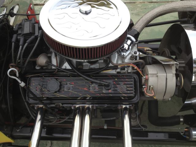 1923 Black w/ Flames Ford Model T Convertible
