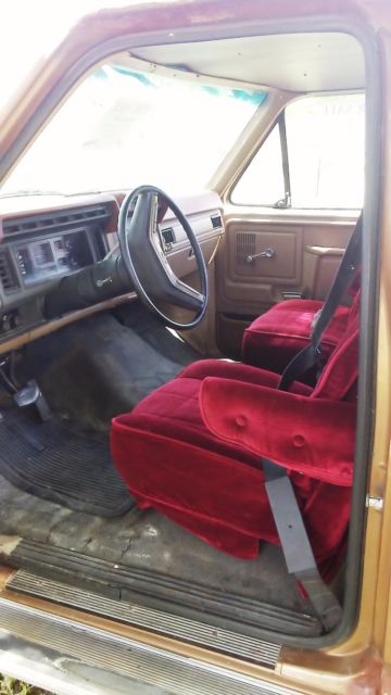 1986 Umber (reddish brown) Ford F-250 Standard Cab Pickup